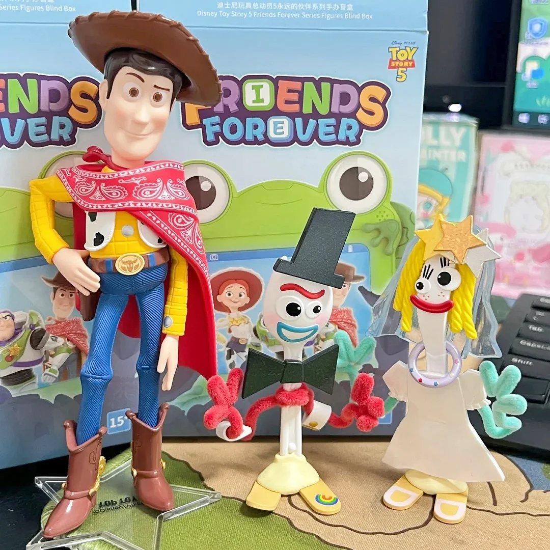 Na Stanie Toptoy Blind Box Toy Story 5 Seria Przyjaciele Na Zawsze Figurka Woody Kolekcjonerska Dekoracja Ozdoba Zabawki Prezent na Festiwal