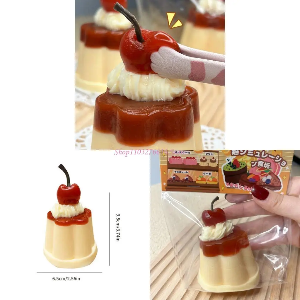 R6fd Streezable Caramel Puddings TPr Stress Ball Two Tone Design Dono soccorso