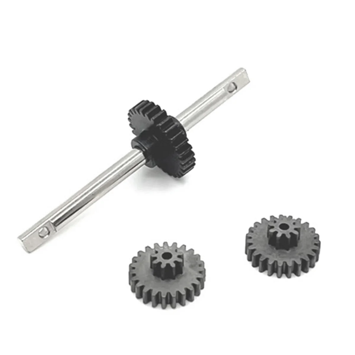 Motor de transmissão de metal a17i com engrenagem de metal para mn82 mn78 1/12 rc carro atualização peças acessórios preto