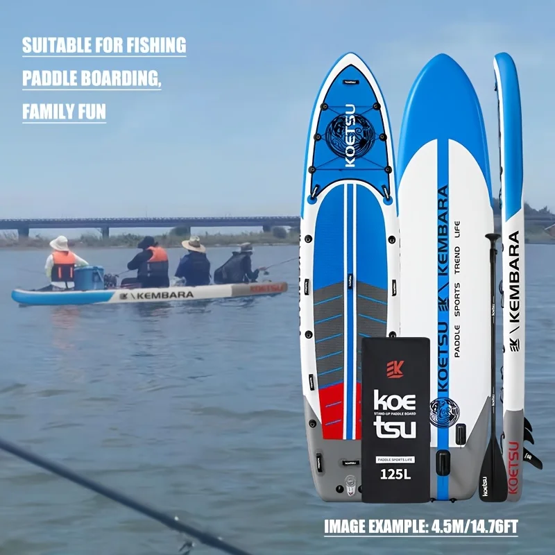 KEOTSU Fishing Stand-up Paddle Board Luya Wide Body Inflatable Surfboard Three Models 1m Width Complete Accessories