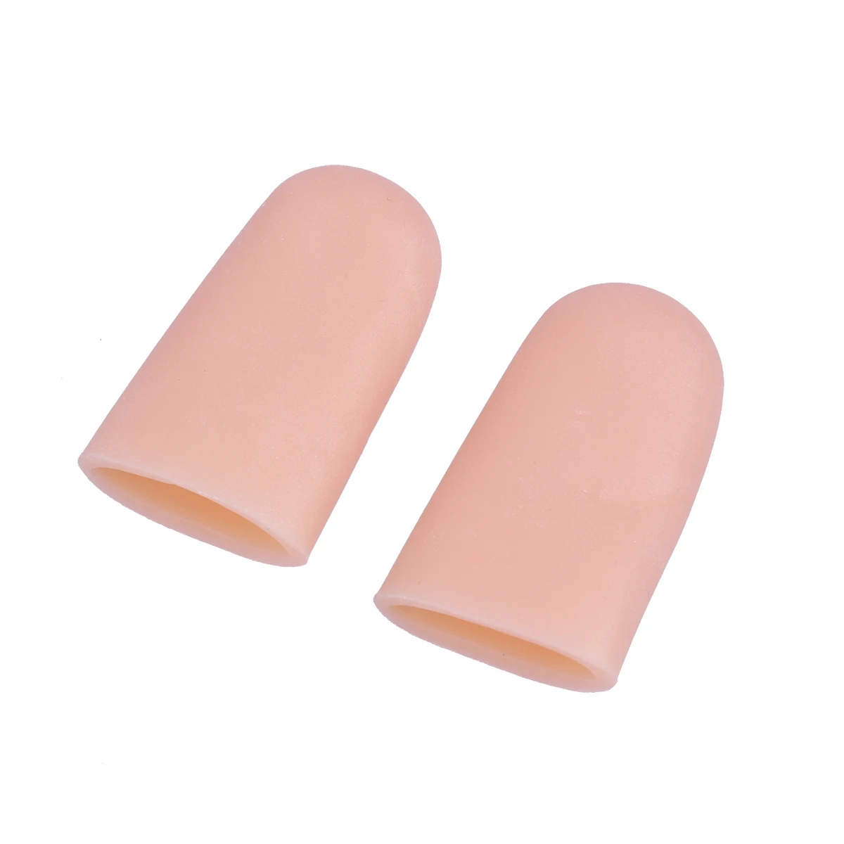 

4pcs Gel Toe Protectors Silica Cushion Caps Pain Relief Sleeves Hammer Toe Corn Callus Protection Sleep Wearable Unisex For
