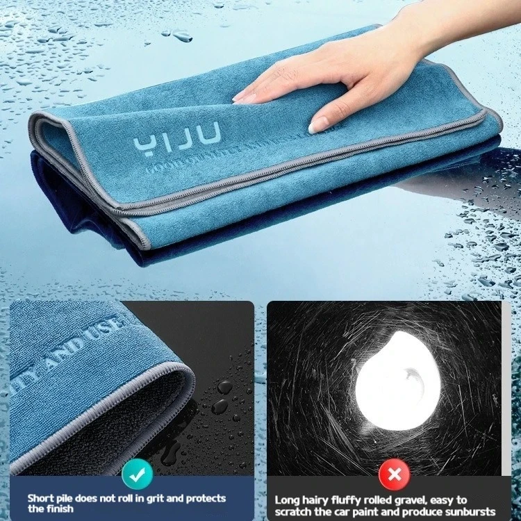 Microfiber Car Wash Towel 75X35cm Lint-Free Car Cleaning Towels Ultra-Soft Drying Cloth Car Detailing Washing Tools image 3