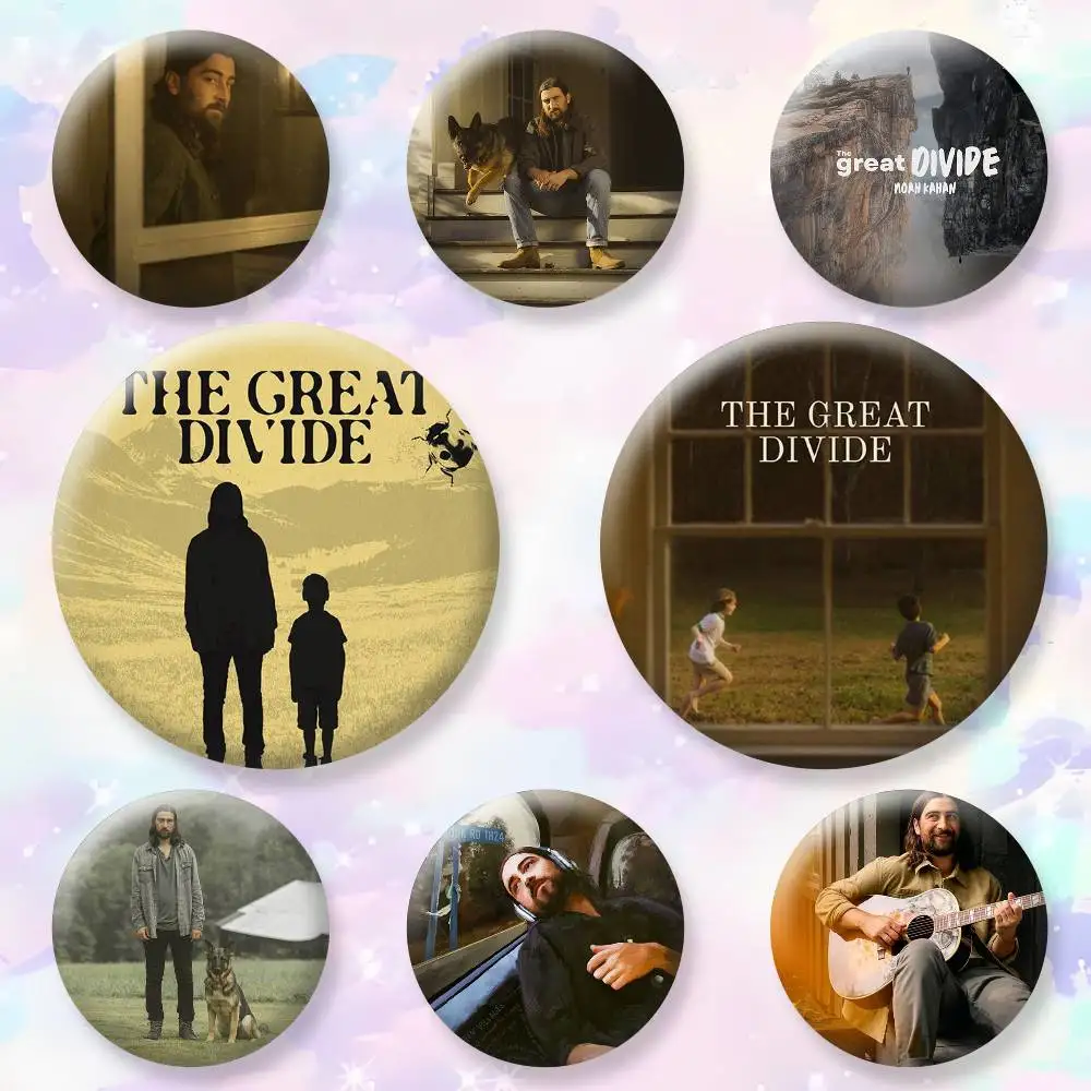 N-Noah Kahan The G-Great Divide Brooches Cartoon Badge Pins Backpack Hat Accessories Friend Gift