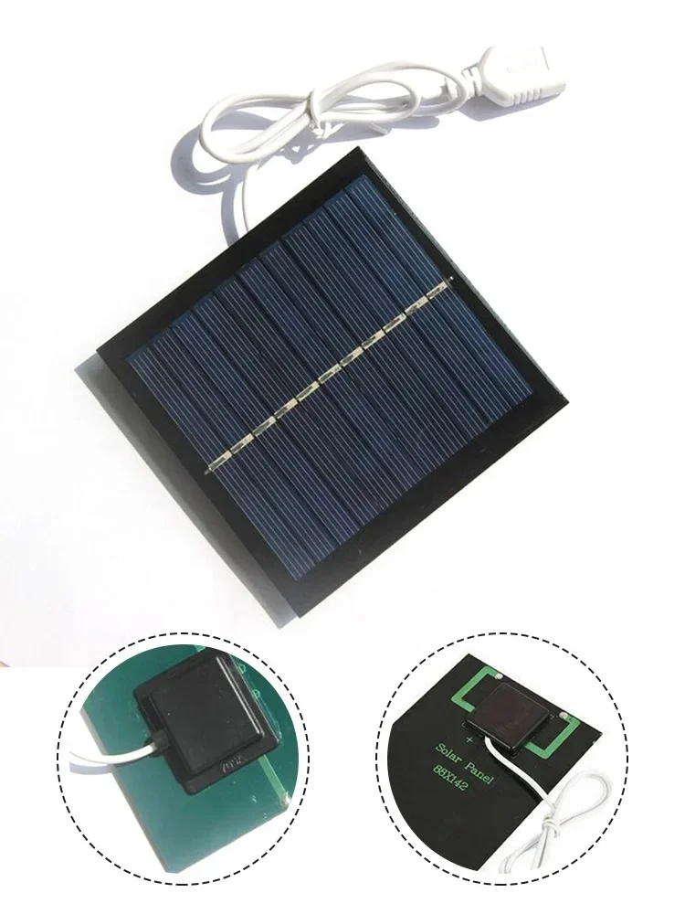 Monocrystalline Solar Panel USB Solar Charger For Areas Without Electricity Easy To Carry High Conversion Rate