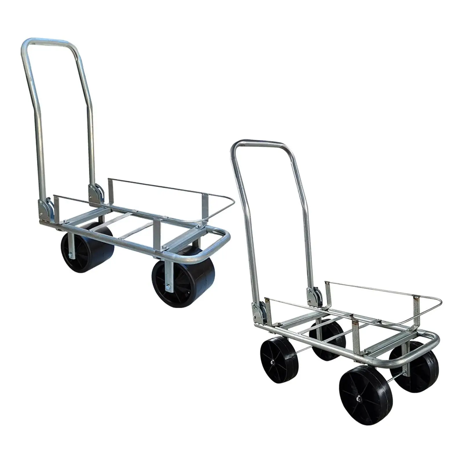 

Folding Hand Cart Heavy Dut Garden Luggage Cart Orchard Portable Hand Truck