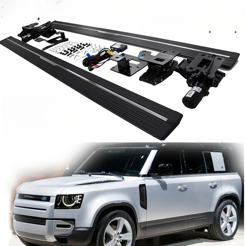 Thickened Electric Side Step Running Boards, Drill-Free Installation Exterior Modification Accessories