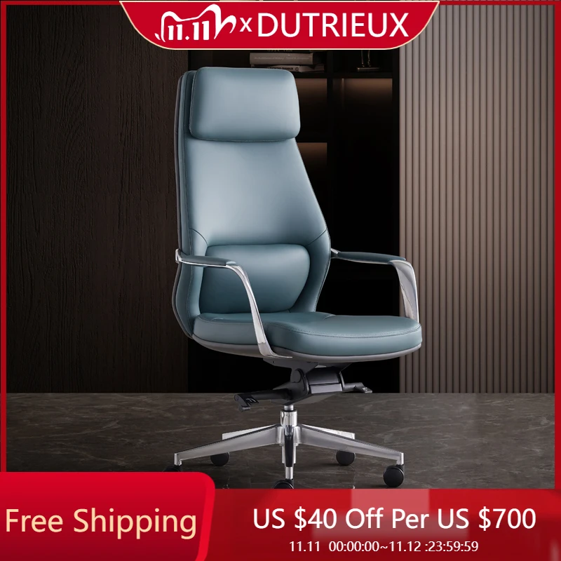 

Hight End Design Office Chair Leather Executive Durable Rotatable Office Chair Breathability Wheels Sillas De Oficina Furniture