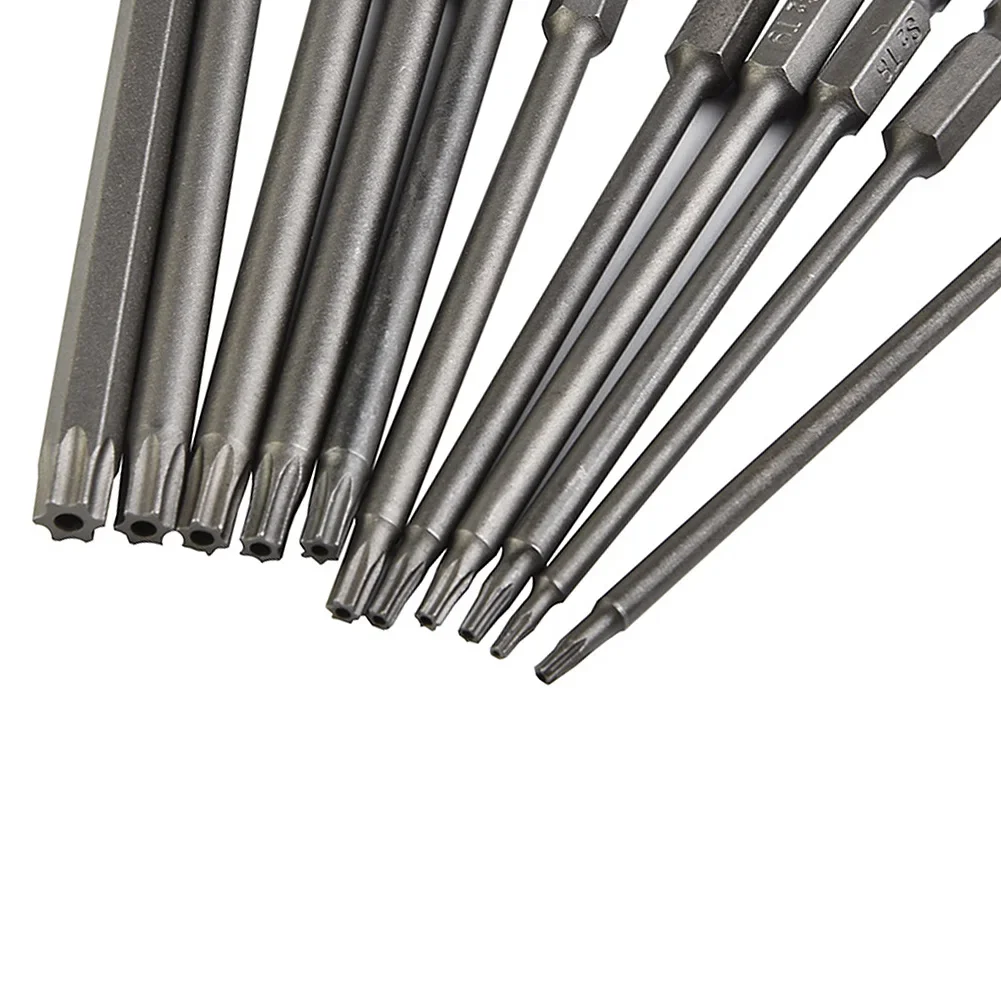 Hand Tools Torx Screwdriver Bit Equipment Hardness Alloy Steel Security Set Workshop 100mm Garden High Quality