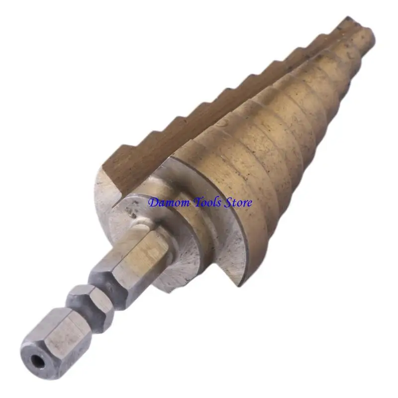 

57BE 6mm to 25mm Steps HSS Holes Cutter Step Cone Drill Bit Shank 1/4" New