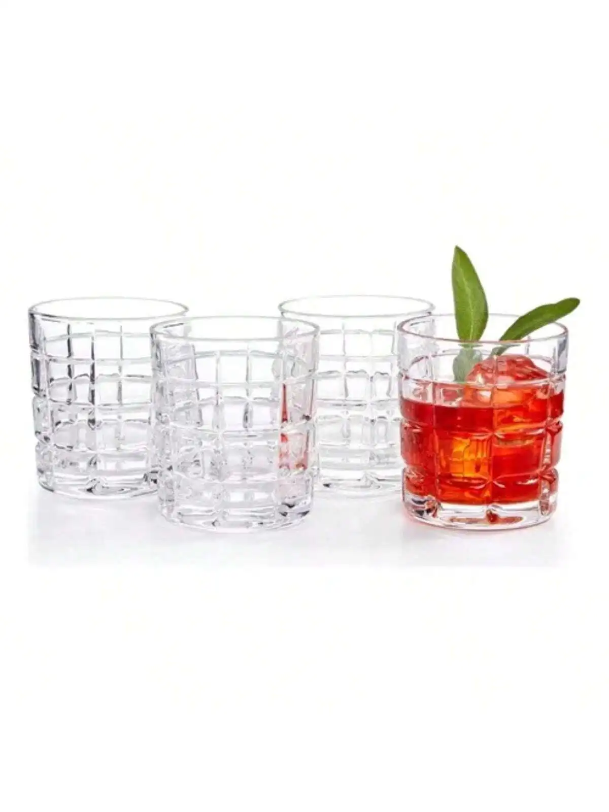 Caja 12 Vasos Whiskey Licor Old Fashioned Lusion Stovmex