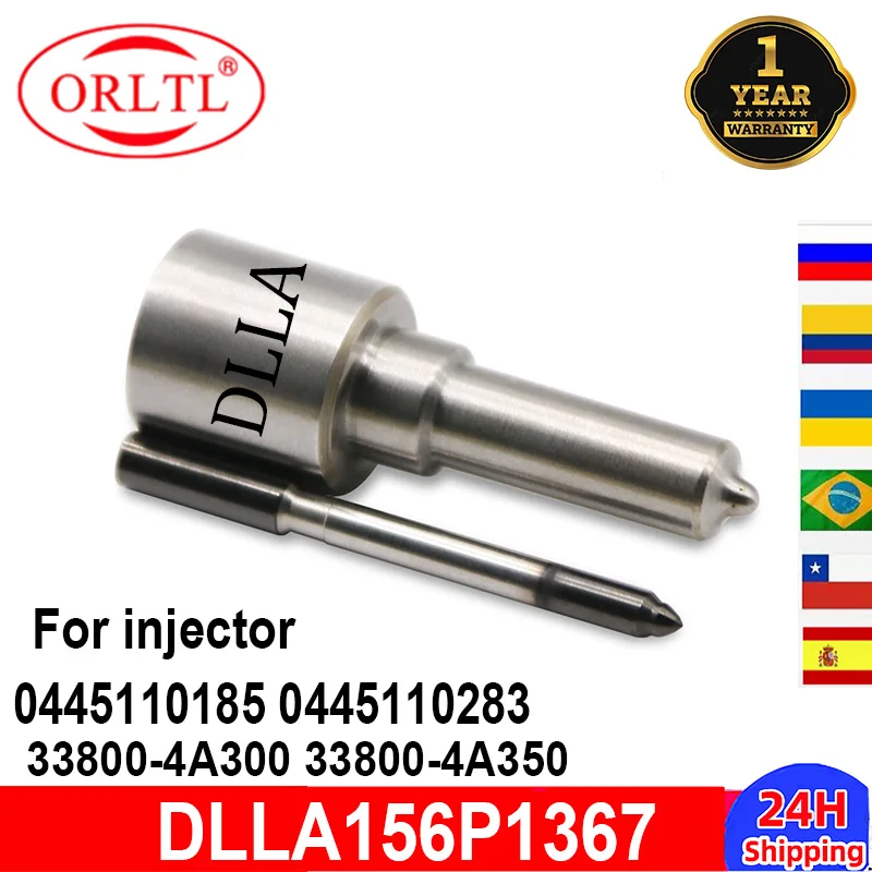 

DLLA156P1367 ( 0433171847 ) Дизельная форсунка для инжектора HYUNDAI 0445110185 0445110283 338004 A300 338004 A350 ORLTL