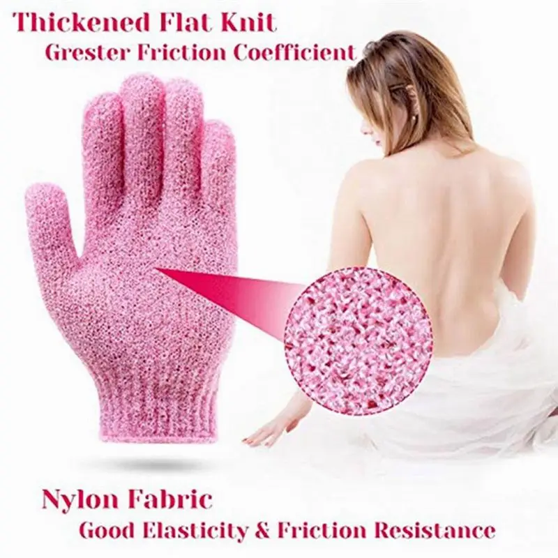 A56K 30Pcs Bath Exfoliating Exfoliating Gloves Shower Scrub Gloves Massage Body Scrub Sponge for Skin Cleansing