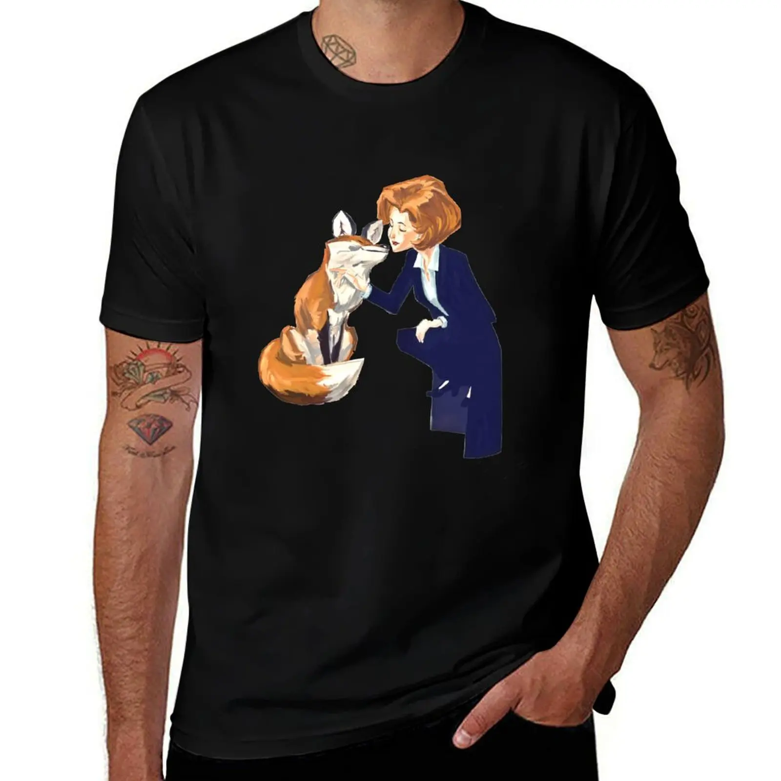 trust of a fox - x files T-Shirt Casual Pattern Print Tee Shirt