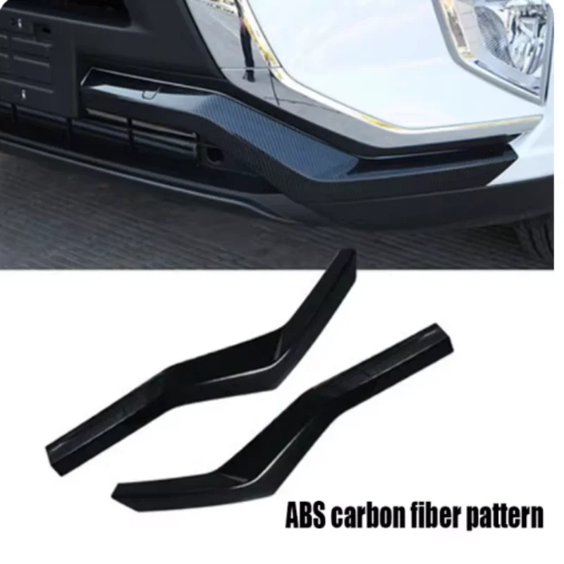 For Mitsubishi Eclipse Cross 2018 -2021Front bumper decorative strip anti-collision and anti friction decorative bright strip