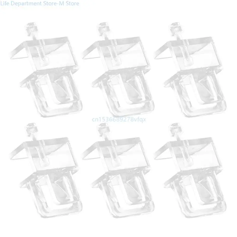 

6pcs/lot Small Fish Clear Clip Aquarium Fish Anti-escape Holder Cover