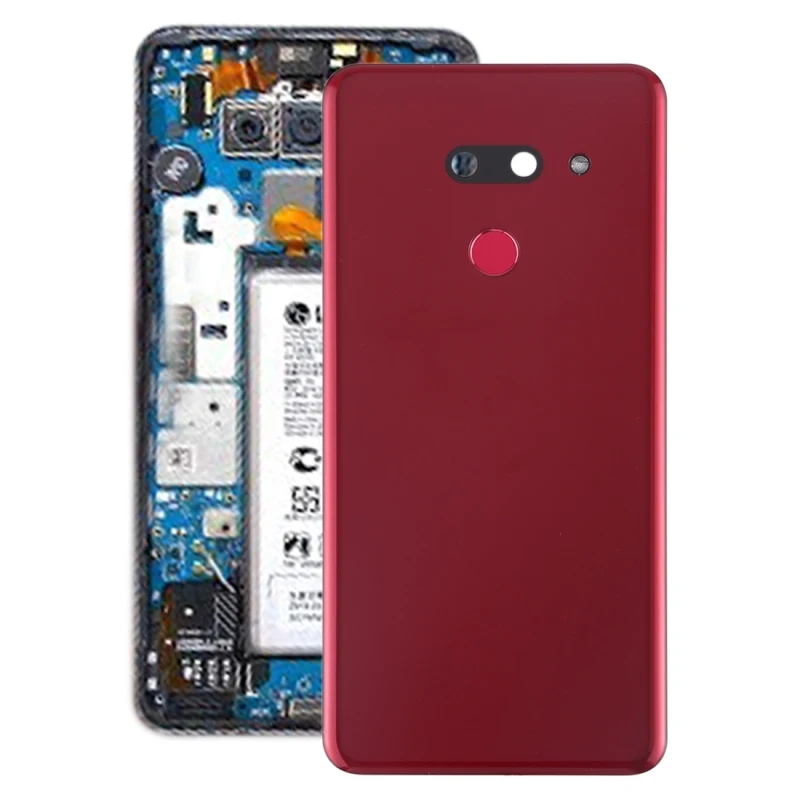 Battery Back Cover with Camera Lens & Fingerprint Sensor for LG G8 ThinQ / LMG820QM7 LM-G820UMB LMG820UM1 (US Version)