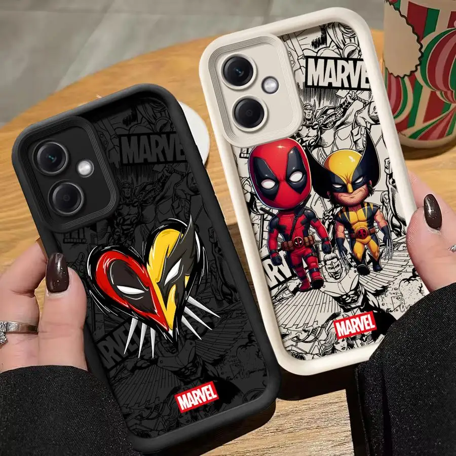 

Hot Deadpool Wolverine Phone Case for Xiaomi Redmi A3X A2+ 12 14C A3 13 A1 Plus A4 13C 12C Soft Cover