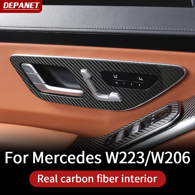 Door panel for Mercedes w223 S series class 2021 ~2024 covers trim mercedes w206 carbon C260 S400 S550 S480 maybach accessories