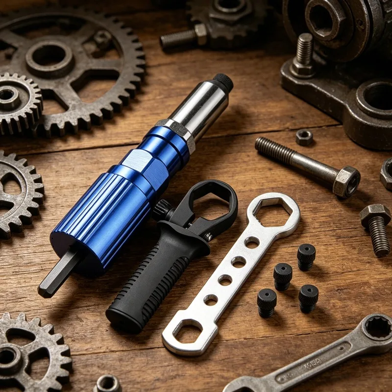 rivet-gun-conversion-head-aluminum-alloy-electric-drill-riveting-adapter-high-hardness-stable-structure-for-long-service-life
