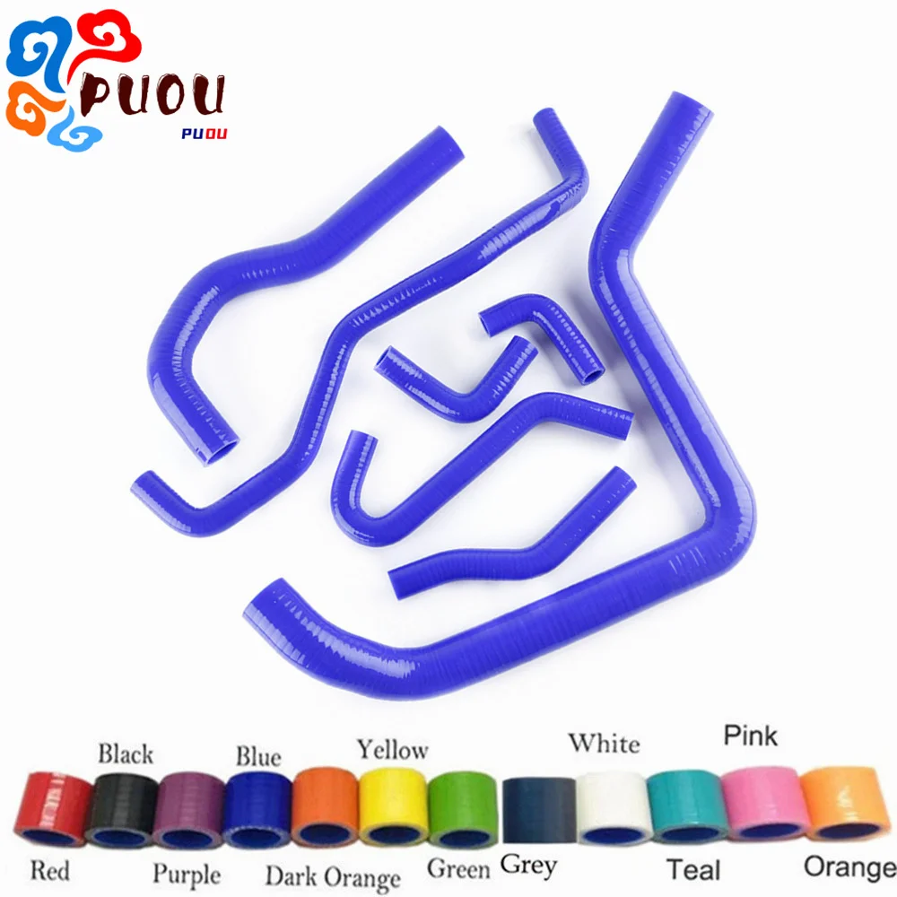 For 91-94 HONDA/Acura Integra DB6 DB8 DC2 B18C1 Silicone Radiator Heater Hoses Kit