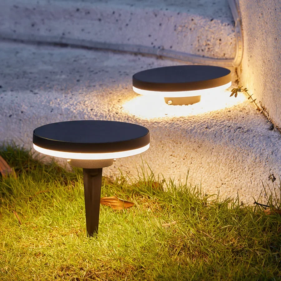 

IP65 Mushroom Waterproof LED Garden Lawn Light Modern Led Pillar Light AC85V-265V Outdoor villa garden landscape Pathway Light