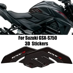 오토바이 탱크 패드 그립 보호 가스 연료 오일 무릎, 스즈키 GSX-S750 GSXS750 GSX S750 S 750 GSX-S 2018 - 2020 2021 2022