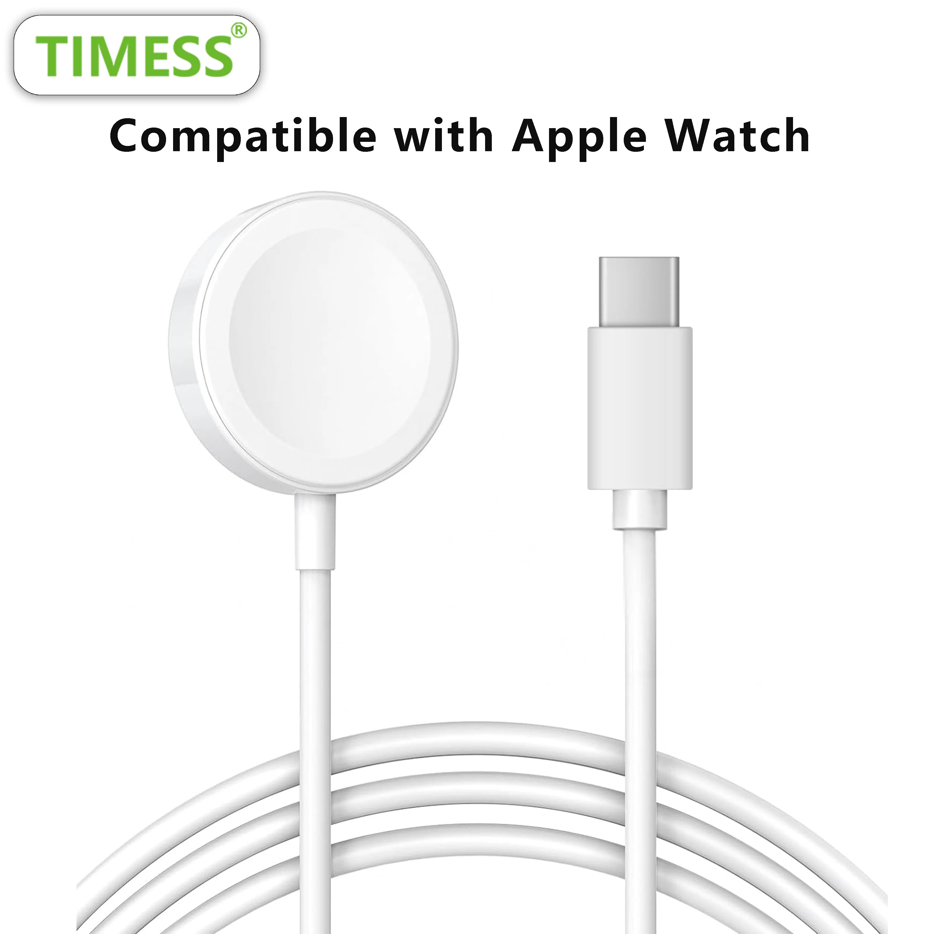 TIMESS Magnetic USB A TYPE-C Watch Charger For IPhone Watch Series Ultra 11 10 9 8 7 6 5 Cable Charging For IWatch 4 3 2 1 SE