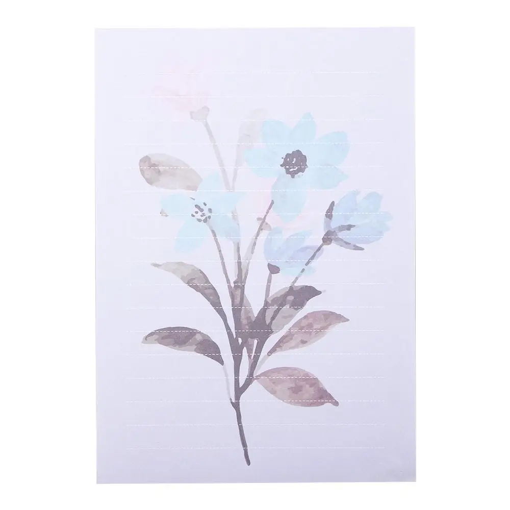 사무실 발렌타인 데이 편지 패드 선물 초대장 결혼식 편지 종이 꽃 봉투 쓰기 종이 인사말 카드