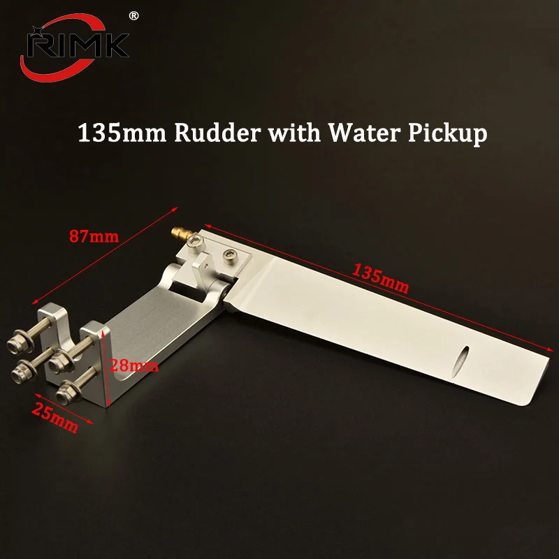 

Steering Rudder Kit Aluminum 87x135mm Inlet Water Pickup for ElectricGasoline Nitro RC Boat Speed MONO vee Oval Boat Rudder 1pc