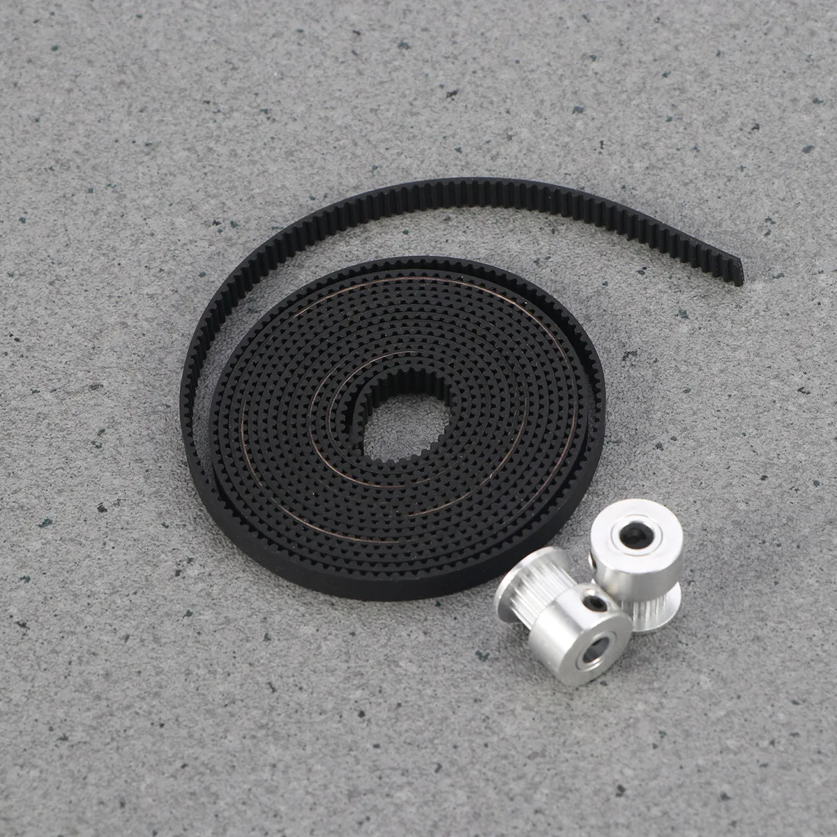 

2Pcs Timing Belt and Aluminum Pulley 16T 5Mm Bore for 3D Printer Cnc Robotics Linear Positioning High Precision Pulley System