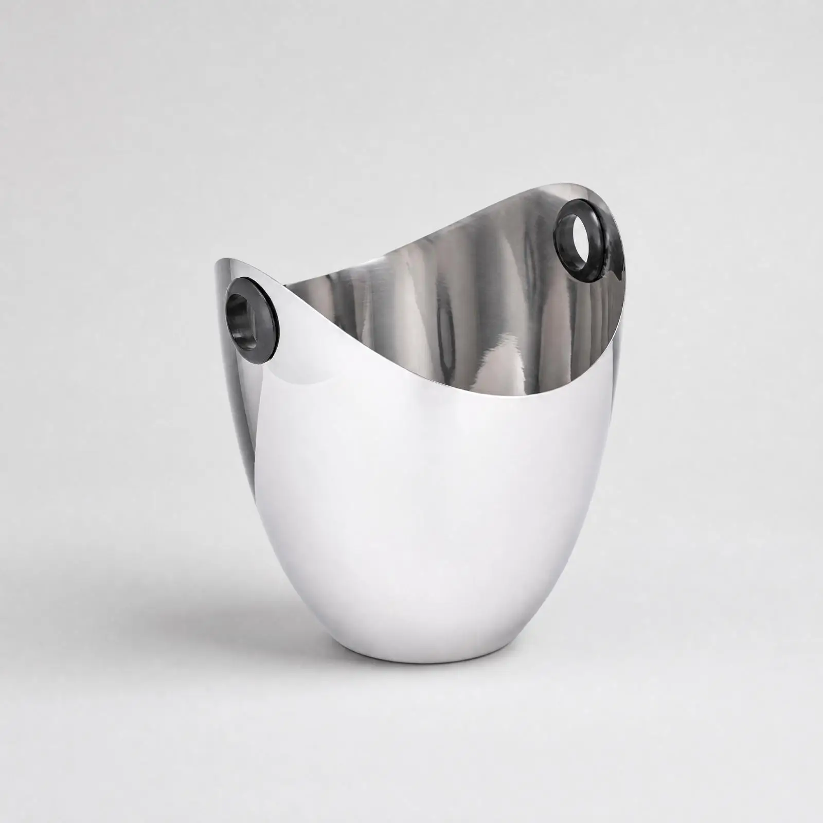 Stainless Steel Ice Vessel Versatile Oval Drink Cooler Long-Lasting