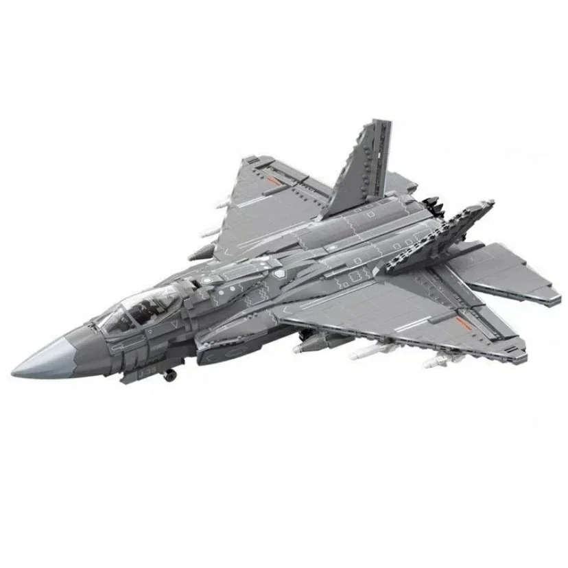 New Keeppley Genuine Zhuhai Air Show J-35 Fighter 65CM Big Building Block Model Educational Toy Boys Military Fans 2637PCS