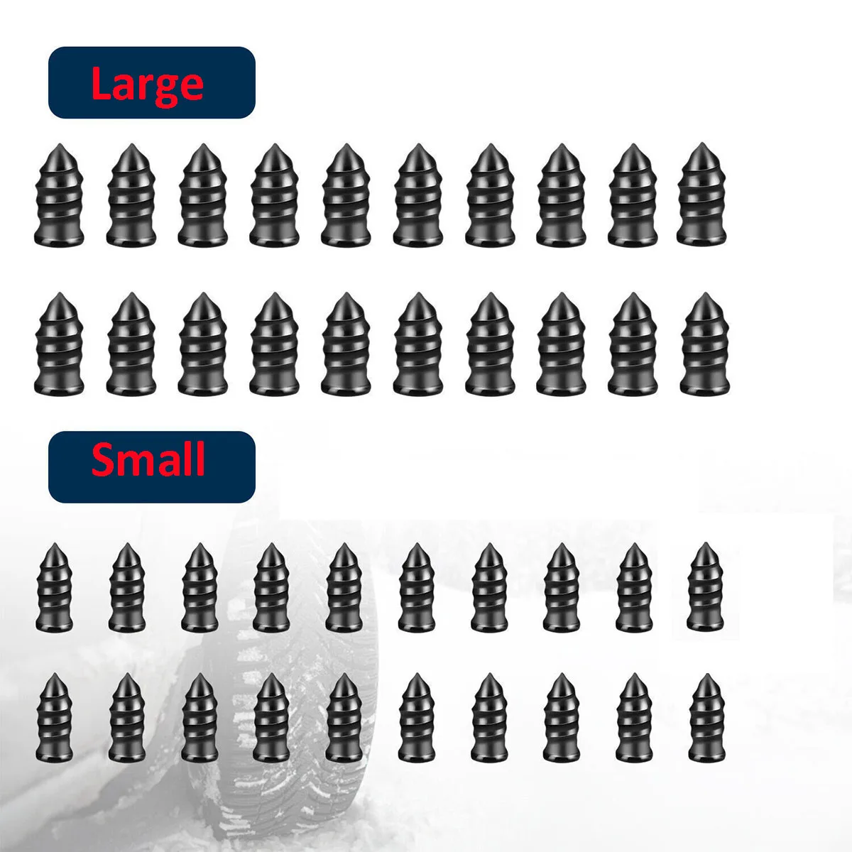 10/40/80/100Pcs Car Tire Repair Nail Vacuum Tyre Screw Rubber Patch Wheel Puncture Repair Kit Car Motorcycle Tubeless Nails Tool