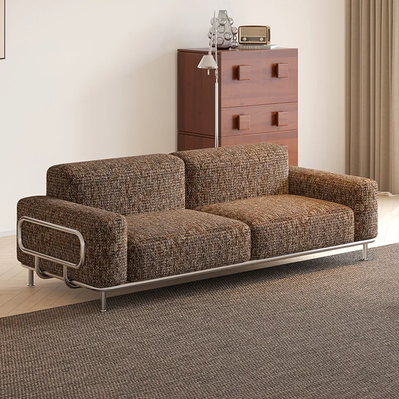 Living room small apartment module free combination removable chenille velvet medieval sofa
