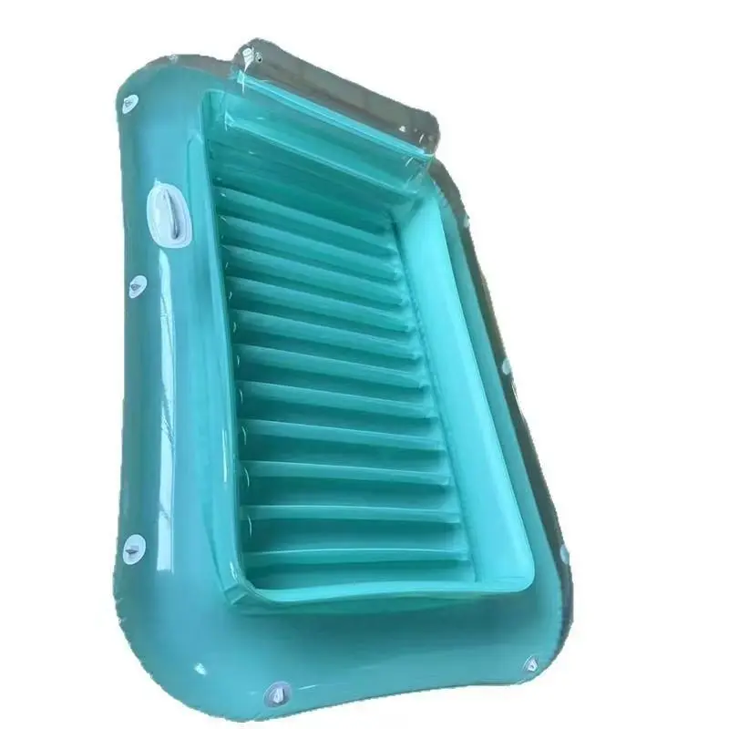 Inflatable pool lounge chair new swimming outdoor dual-purpose water leisure floating bed bathing single portable folding simple
