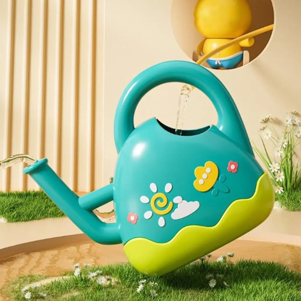 Cartoon Sunflower Shower Bath Toys Blooming When Watering Creative Swimming Water Toys with Suction Cup Water Spray Squirt