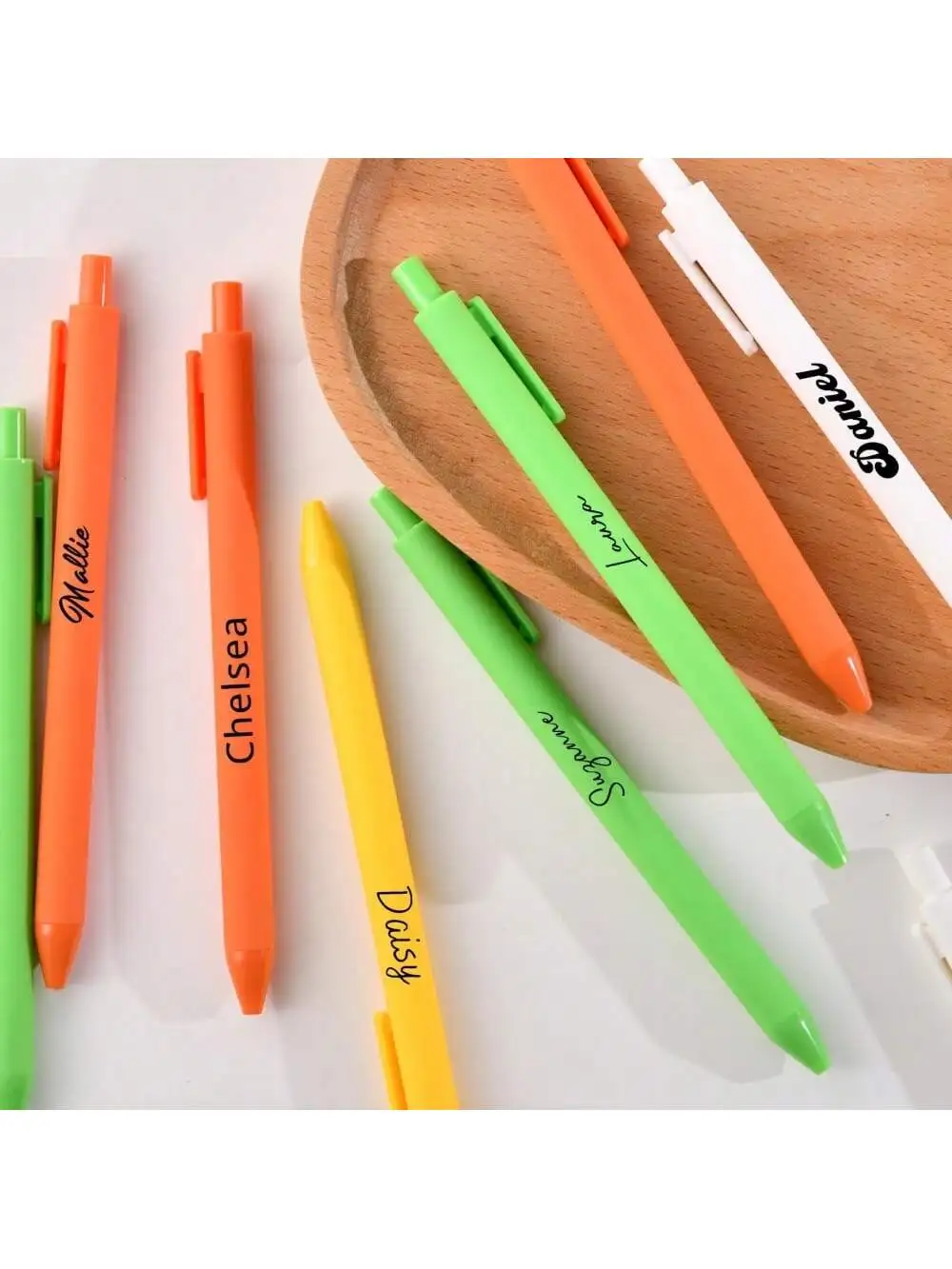1PC personalized pen, ideal gift for Back to school season，anniversary or wedding, personalized custom gift, bright macron color view 4