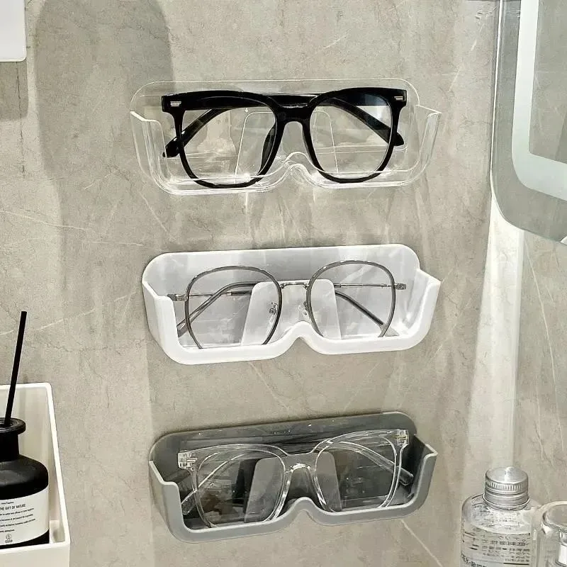 

2-10 PCS Glasses Storage Rack Bathroom Bedside Anti-pressure Wall-mounted Sunglasses Sunglasses And Myopia Frame Display Rack