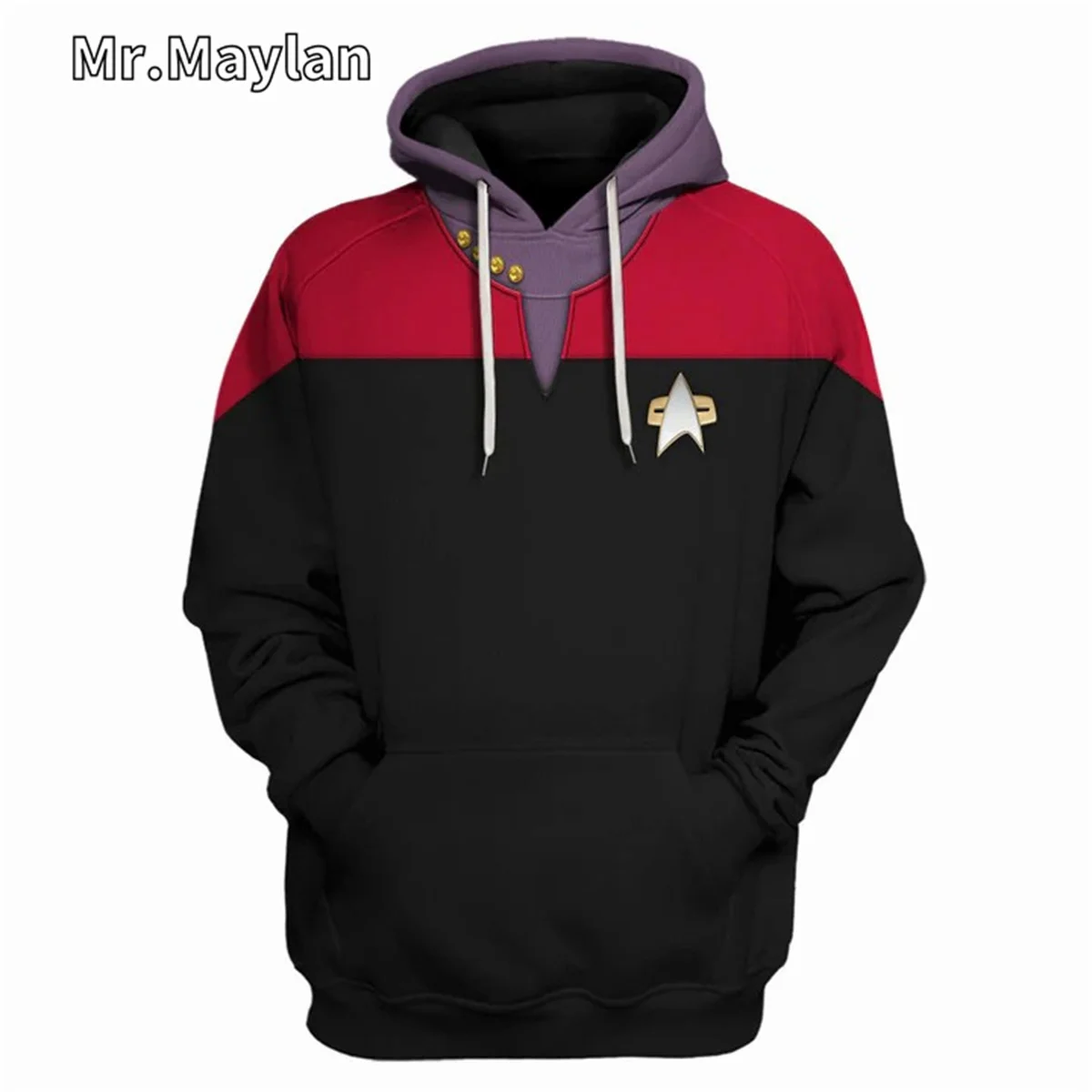 Voyager Red Cosplay Costume Apparel 3D Printed Unisex Hoodie Men Sweatshirt Streetwear Zip Pullover Casual Jacket Tracksuits