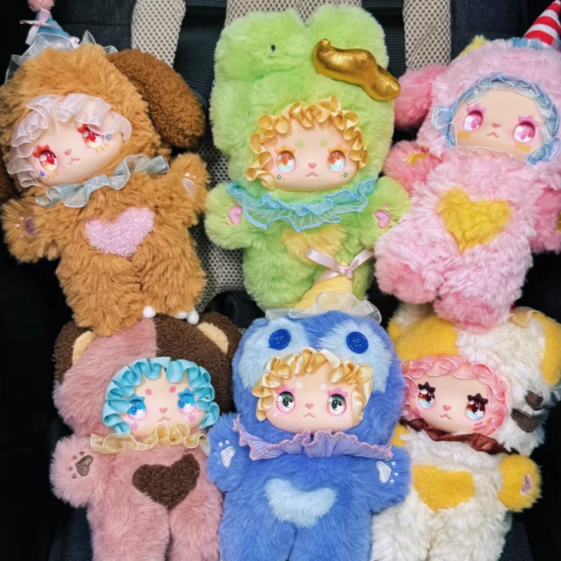 

Прекрасная серия Emma Weird Party, плюшевая слепая коробка, модная коллекционная фигурка, плюшевая игрушка, подвесной орнамент, серия кроликов, официальная серия