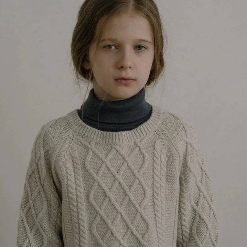 2026 Autumn and Winter Cotton Long Sleeved High Neck Solid Color Apricot and Black Korean Base Shirt Autumn Clothes