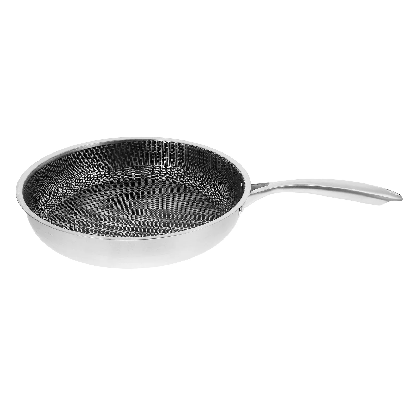 

Stainless Steel Wok Nonstick Frying Pan for Outdoor Cooking Honeycomb Skillet Small Pans Household Egg Non-stick