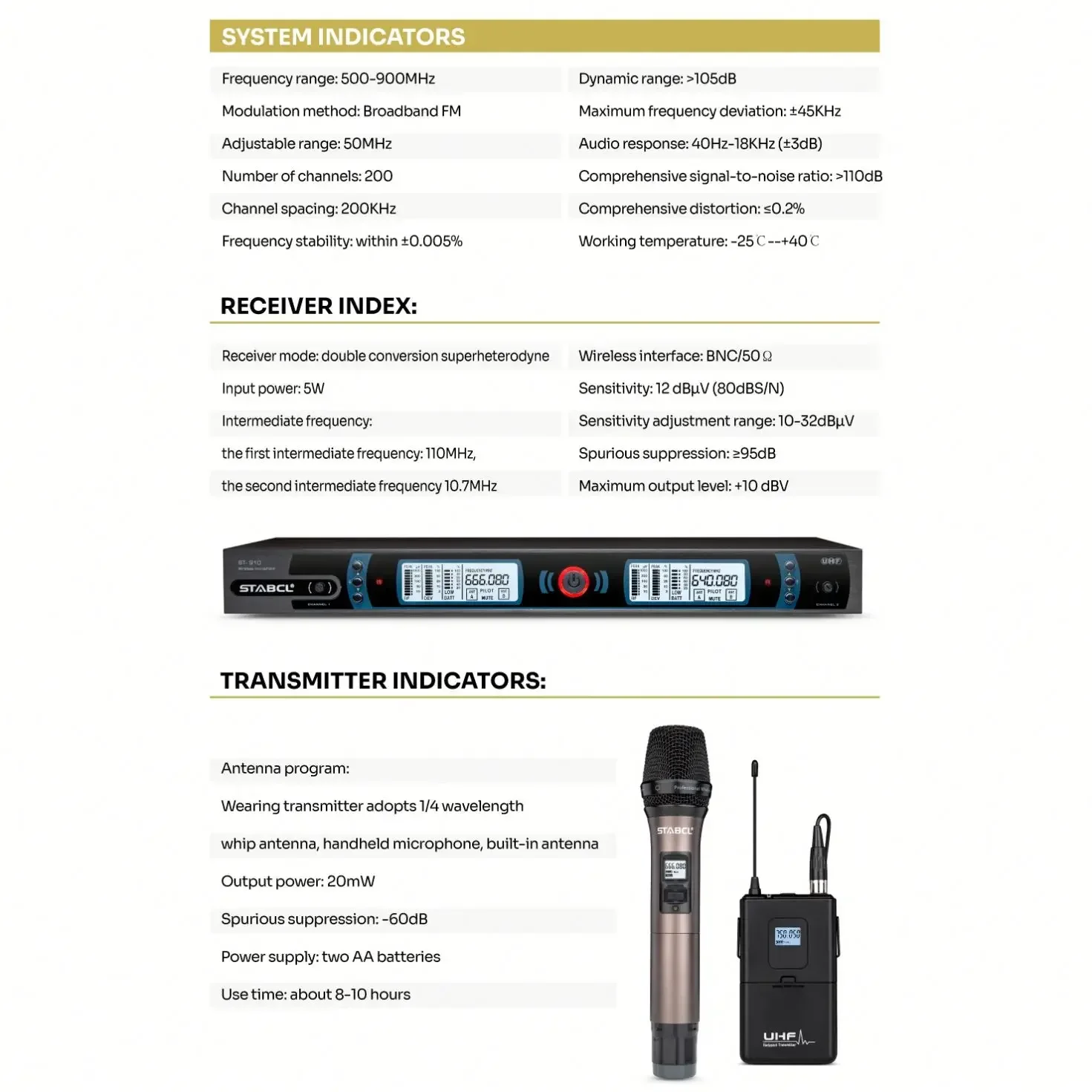 Китайская оптовая цена завода беспроводной микрофон профессиональный UHF лацкан микрофон зажим для галстука для караоке