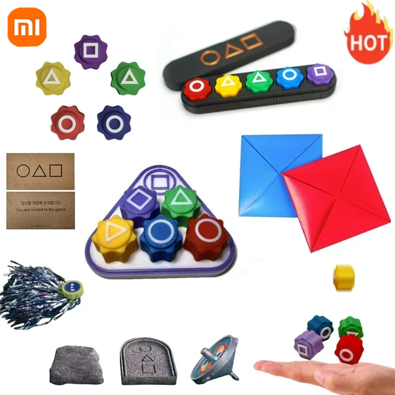 Xiaomi Traditional Play Game Fun Gonggi Jack Stone Pebbles Set Hand Eye Coordination Training Toy Gonggi Set Board Party Games