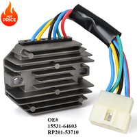 15531-64603 RP201-53710 Regulator Rectifier For Kubota B1700 B2100 B2400 B2410 B2710 B2910 B7300 B7500 B7800 B1550 B1750 B2150