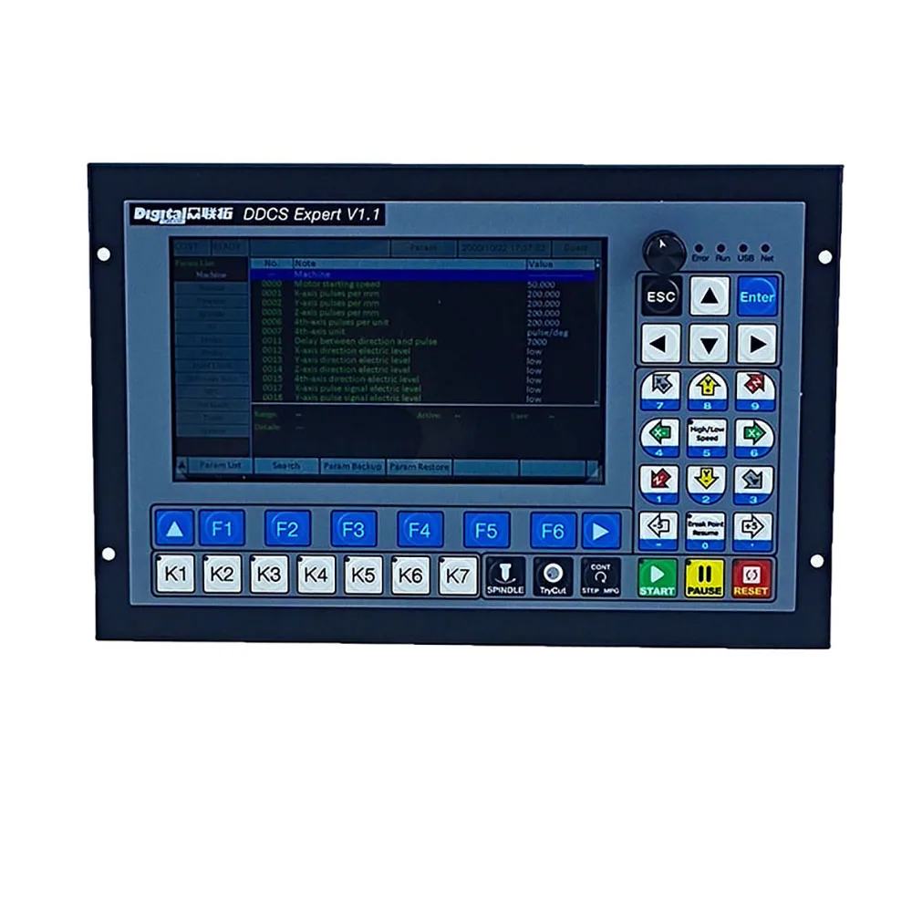 

Free Shippingl DDCS Expert Standalone Motion Controller Offline Controller Support 3 / 4 / 5 axis USB CNC Controller Interface