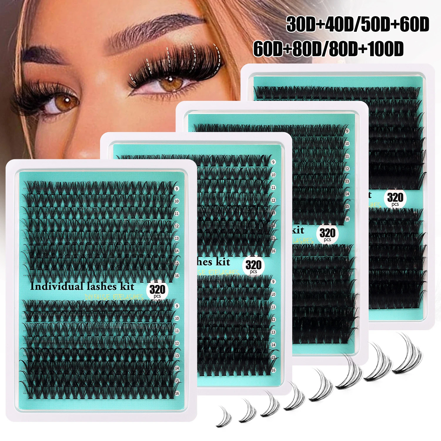 300Pcs False Eyelas…