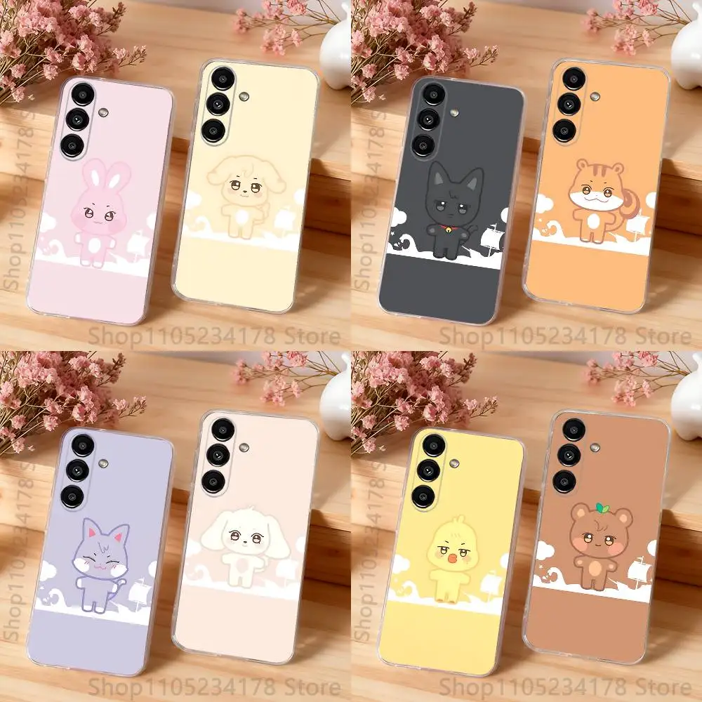 

Cute A-ANITEEZ-ES Cartoon Clear case suitable for Samsung S30,S25,S24,S23,S21,S22,S20,S10,5G,FE,lite,PIus,Ultra Transparent