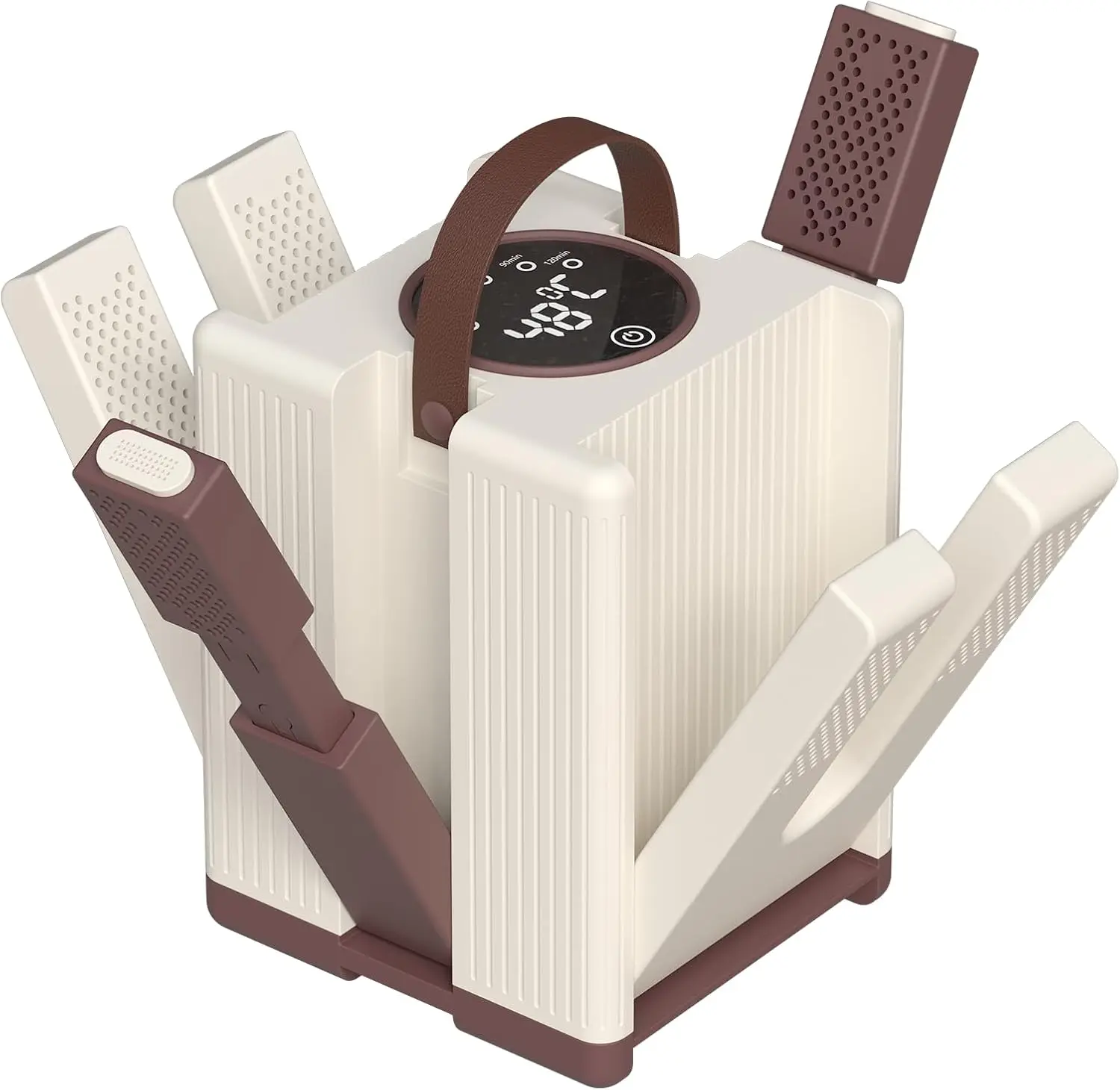 2026 New Upgrade Shoe Dryer And Boot Dryer, 6-Arm Drying Rack, Foldable Shoe Dryer With Timer, Suitable For All Types Of Shoes