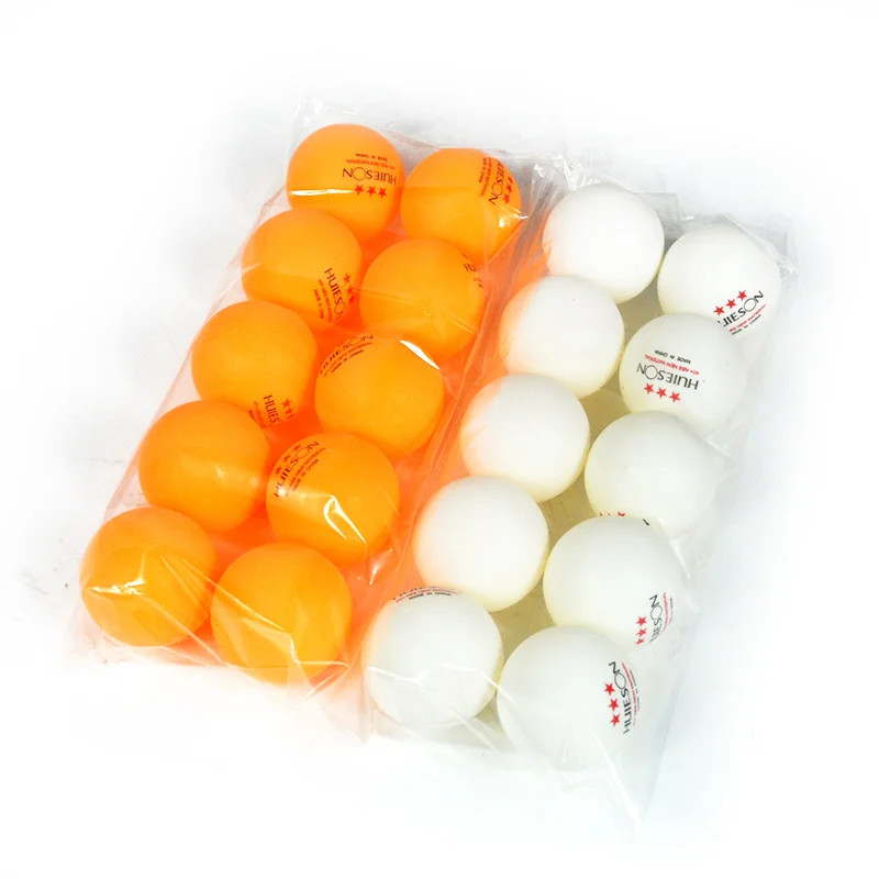 10/20/30/50/100 PCS Huieson New ABS Plastic Table Tennis Balls 3 Star 40+mm Ping Pong Balls for Match Training Balls